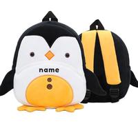 QZYGWCS Personalisierte Rucksack Kindergarten Kleinkind Kinderrucksack FüR 1-5 Jahre Mit Gestickt Namen RucksäCke FüR MäDchen, Jungen Und Kleinkinder (Pinguin)