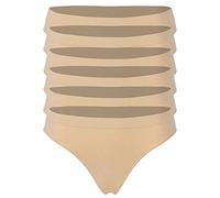 r-dessous 1 bis 12 Stück Damen String Tanga nahtlos unsichtbare Unterwäsche Groesse: L/XL