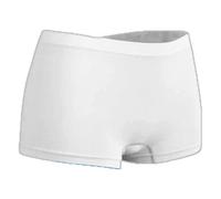 r-dessous 6 Stück Weisse Microfaser Panty Set Damen Hipster Unterwäsche Boxer Shorts Pantys Boxershorts Groesse: S/M