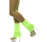 R.H.Smith & Sons 80er Jahre Aerobic Stulpen neongrün - Beinwärmer Beinstulpen