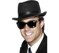 R.H.Smith & Sons Sonnenbrille Blues Brothers Brille schwarz Karnevalsbrille