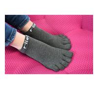 R-L-F Unisex No Show Zehensocken grau XL