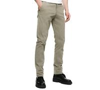 R-Neal Herren Chinohose Regular Fit Stretch Pants Stoff-Hose mit Reißverschluss 5-Pocket Hose Komfortabler Sitz 233, Farbe:Olive, Hosengröße:38W / 34L
