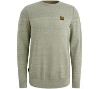 PME Legend Strickpullover mit gerippten Abschlüssen in Mint, Größe L