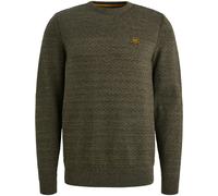 PME Legend Mouliné Structure Pullover Dusky Grün - Größe XXL Dunkelgrün XXL