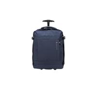R Roncato Rucksack Trolley Linie CLEVER für Billigflüge Größe EasyJet 45 x 35 x 20 cm, dunkelblau, Zaino Trolley EasyJet 45x35x20 cm, Klassisch