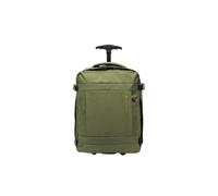 R Roncato Rucksack Trolley Linie CLEVER für Billigflüge Größe EasyJet 45 x 35 x 20 cm, grün, Zaino Trolley EasyJet 45x35x20 cm, Klassisch