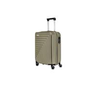 R Roncato Trolley FIBRA, erweiterbar, militär-grün, S, Hartschalenkoffer, erweiterbar, drehbare Räder