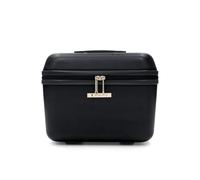 R Roncato Trolley FIBRA, erweiterbar, Schwarz , BEAUTY CASE, Hartschalenkoffer, erweiterbar, drehbare Räder