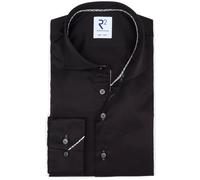 R2 Hemd Twill Schwarz - Größe 43 Schwarz 43