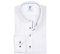 R2 Amsterdam Modern Fit Hemd weiss, Einfarbig