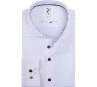 R2 Amsterdam Modern Fit Hemd weiss, Einfarbig