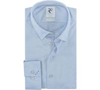R2 Hemd Uni Hellblau - Größe 47 Hellblau 47