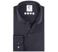 R2 Amsterdam Modern Fit Hemd Antracite, Einfarbig
