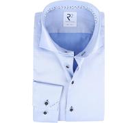 R2 Hemd Extra Long Sleeves Blau - Größe 43 Hellblau 43