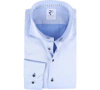 R2 Hemd Extra Long Sleeves Blau - Größe 43 Hellblau 43