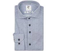 R2 Hemd Knitted Sorona Blau - Größe 42 (L) Blau 42