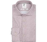 R2 Hemd Knitted Sorona Mauve - Größe 46 Rot 46