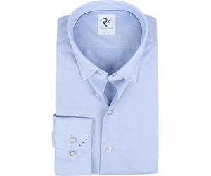 R2 Hemd Uni Hellblau - Größe 42 Hellblau 42