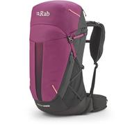 Rab Wanderrucksack Airox 34ND - 34 l, leicht & atmungsaktiv - Gr. S/M, Mulberry/Black