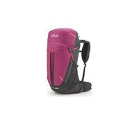 Rab Wanderrucksack Airox 34ND - 34 l, leicht & atmungsaktiv - Gr. S/M, Mulberry/Black