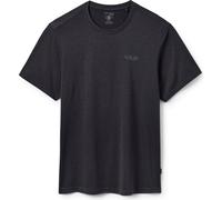 Rab - Crimp Elevation Tee - Funktionsshirt, Gr. XL, grau/schwarz (Beluga)