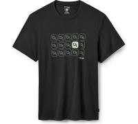 Rab - Crimp Repeat Tee - Funktionsshirt, Gr. L, schwarz (Beluga)