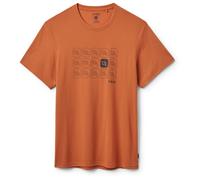 Rab - Crimp Repeat Tee - Funktionsshirt, Gr. S, orange (DarkMelba)