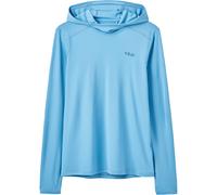 Rab Damen Force Hoodie (Größe L, blau)