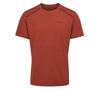 Rab Herren Force Tee - Leichtes T-Shirt zum Wandern, Klettern & Trailrunning, Rot - Tuscan Red, XL