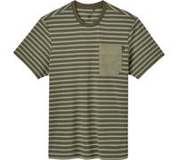 Rab Herren Rivelin Stripe Pocket T-Shirt (Größe L, gruen)