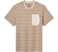 Rab Herren Rivelin Stripe Pocket T-Shirt (Größe M, beige)