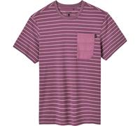 Rab Herren Rivelin Stripe Pocket T-Shirt (Größe XXL, lila)