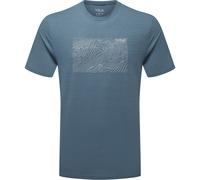 Rab - Syncrino Ridge Tee - Merinoshirt, Gr. XL, blau (OrionBlue)