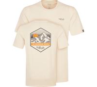 Rab Stance Mountain Peak Tee ecru (ECR) L