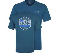 Rab Stance Mountain Peak Tee tempest blue (TMB) S