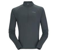 Rab - T-shirt de randonnée demi-zippé à manches longues- Homme - Sonic LS Zip Beluga für Herren - Größe XL - Grau Grau XL