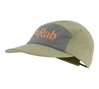 Rab Talus 5-Panel-Kappe - leichte, atmungsaktive Mütze für Trailrunning und Wandern, Helles Khaki/Graphen, Einheitsgröße