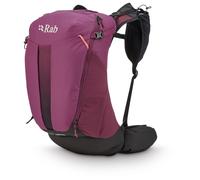 Rab Damen Airox ND Rucksack - Leichter Atmungsaktiver Rucksack zum Wandern, Trekking, Backpacking - Mulberry - 22 Liter (Rückenlänge - Small)