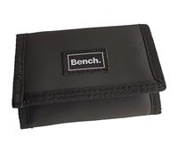 RabamtaGO Collection Klettbörse Bench Geldbörse, Geldbeutel, Portemonnaie, Münzbörse Wallet (M1 Schwarz)