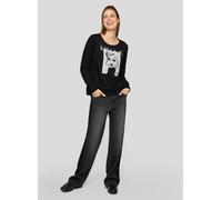 RABE - Black Sparkle schwarz - Gr. - 42