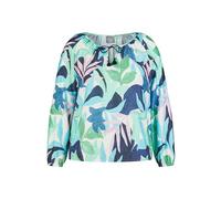 Rabe Bluse Gemustert - Rundhals, 3/4 Arm