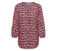 Rabe Bluse Gemustert - Stehkragen, 3/4 Arm