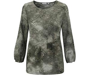 Rabe Blusen-Shirt mit Material in Struktur (40, zeder)