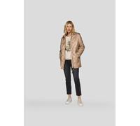 Rundhalspullover RABE, Damen, Gr. 48, gelb (vanille), Strick, Obermaterial: 50% Baumwolle, 50% Polyacryl, Intarsienmuster, bedruckt, regular fit taillenbedeckt, Rundhals, Pullover, mit intarsien Print