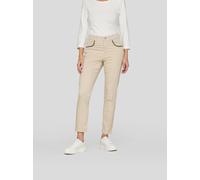 Jerseyhose RABE "Hose", Damen, Gr. 48, Normalgrößen, beige, 90%Baumwolle 8%Polyester 2%Elastan, unifarben, feminin, skinny fit, Hosen (36867419-48) beige