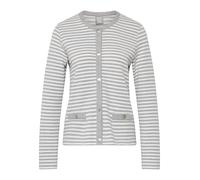 Strickjacke RABE "Jacke", Herren, Gr. 44, grau, 84%Polyester 15%Viskose 1%Elasthan, figurbetont, Strickjacken Strickjacke (12412546-44) grau
