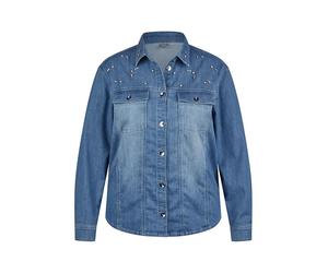Rabe Jeansbluse in Blau - Größe 50 | Damen Blusen