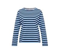 Rabe Leisure Club Damen Langarmshirt Pazifik - Ringelshirt mit Rundhals, Baumwollstretch 92% Baumwolle 8% Elasthan