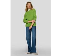 Strickpullover RABE, Damen, Gr. 38, farn, Strick, Obermaterial: 52% Polyester, 42% Baumwolle, 6% sonstige Fasern, unifarben, tailliert hüftbedeckend, Rundhals, Rollkante, Pullover Strickpullover, in S